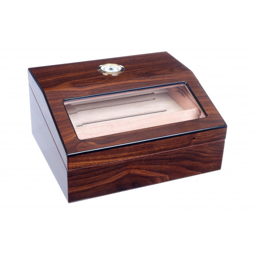 Хьюмидор Tom River на 40 сигар с ножницами для сигар, "Орех" (шт.)